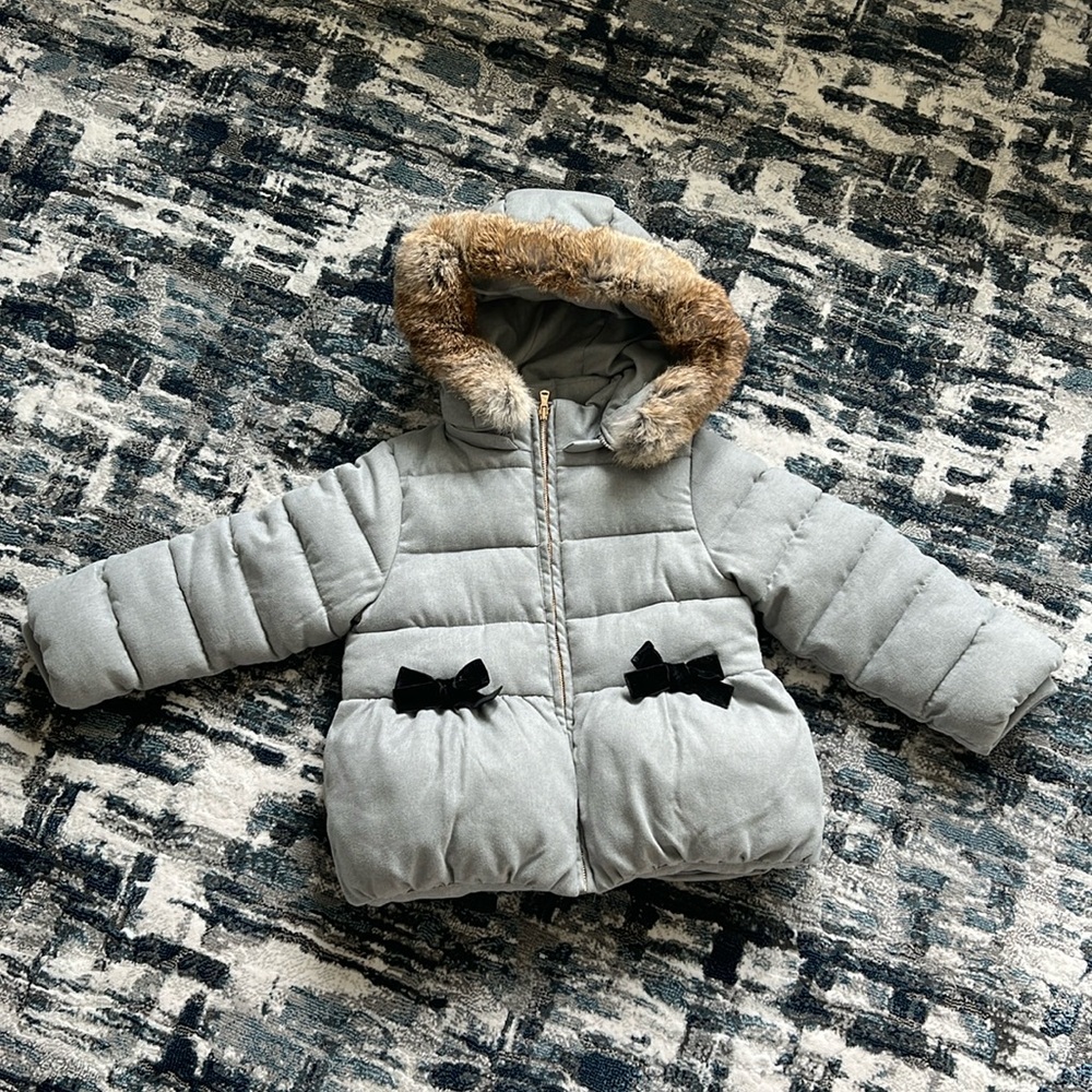 Fartine et Chocolat fur jacket 3 years old